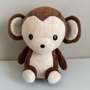Bellzi Monkey Brown and Cream Plush for Kids stuffed animal